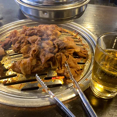 맛나는 삼겹살 한상