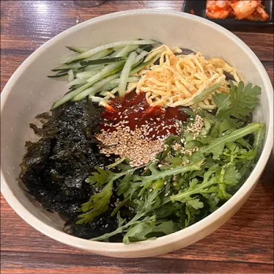 오작교 비빔메밀우동
